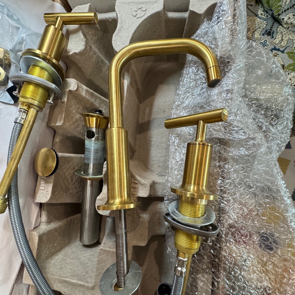 Kohler Purist Bathroom Faucet with Pop-Up Drain Assembly - Picture 2 of 5